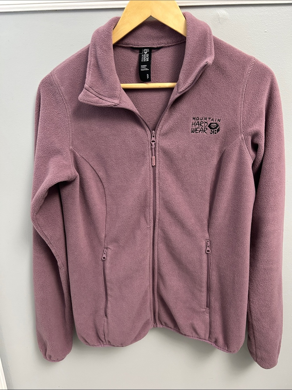 Mountain Hardwear Women’s S Dusty Mauve Fleece Jacket Full Zip Gorpcore